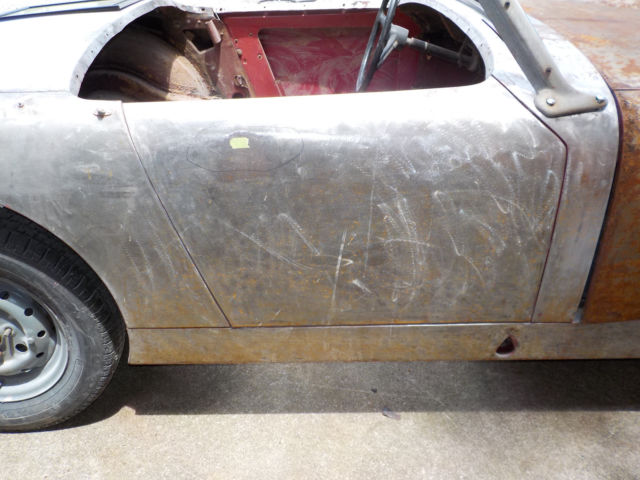 1961 Red Austin Healey Sprite Convertible