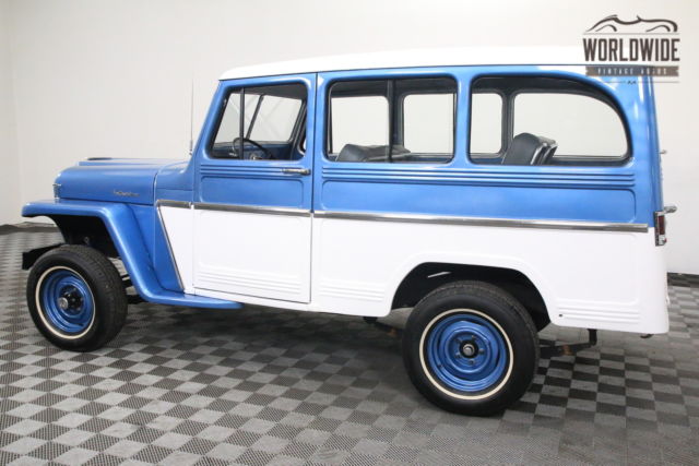 1961 Blue Willys STATION WAGON