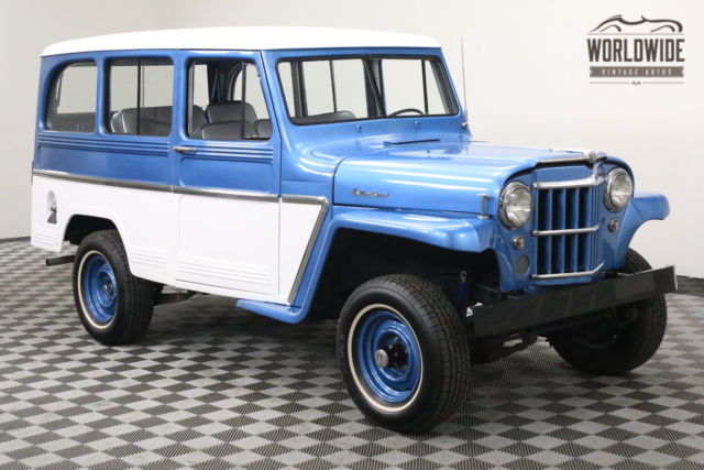 1961 Blue Willys STATION WAGON