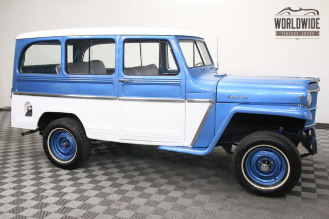 1961 Blue Willys STATION WAGON