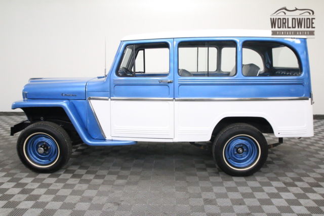 1961 Blue Willys STATION WAGON