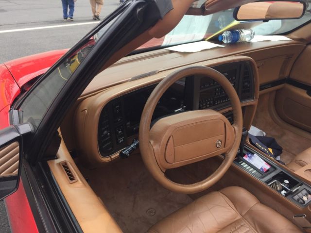 1991 Red Buick Reatta Convertible