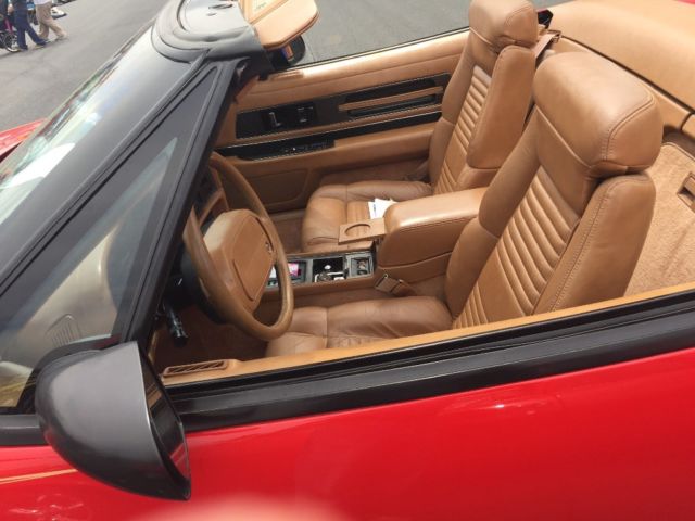 1991 Red Buick Reatta Convertible