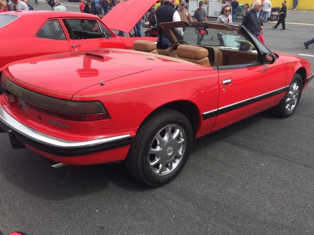 1991 Red Buick Reatta Convertible