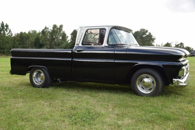 1961 Black Chevrolet C-10 Standard Cab Pickup
