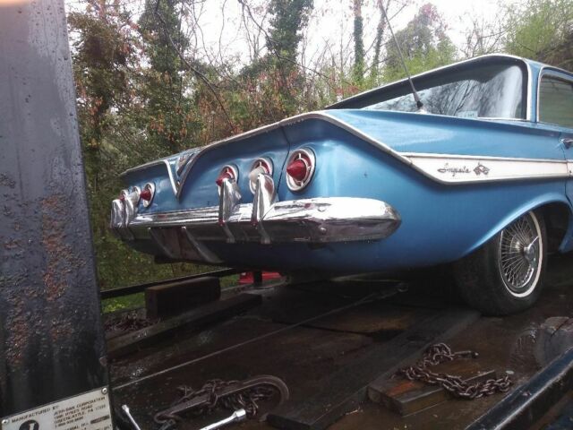 1961 Blue Chevrolet Impala Sedan