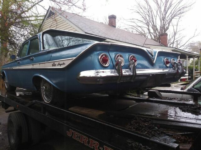 1961 Blue Chevrolet Impala Sedan