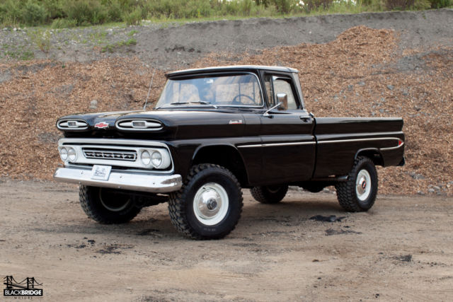 19610000 Black Chevrolet Other Pickups Standard Cab Pickup