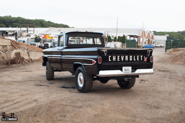 19610000 Black Chevrolet Other Pickups Standard Cab Pickup