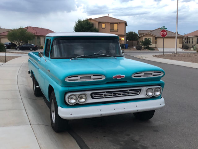1961 Teal Chevrolet Other Pickups Standard Cab Pickup