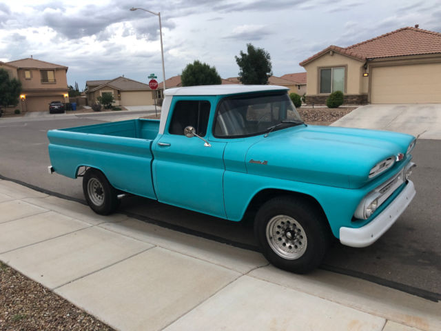 1961 Teal Chevrolet Other Pickups Standard Cab Pickup