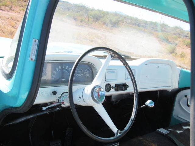 1961 Turquoise and White Chevrolet Other Pickups