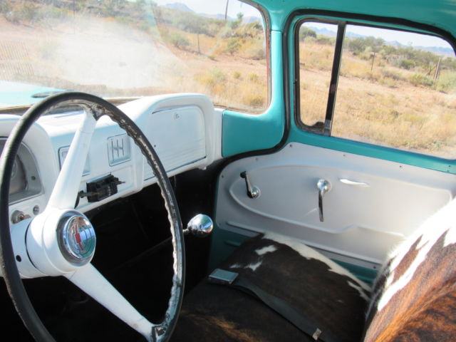 1961 Turquoise and White Chevrolet Other Pickups