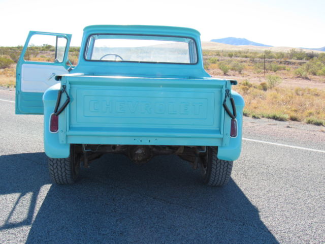 1961 Turquoise and White Chevrolet Other Pickups