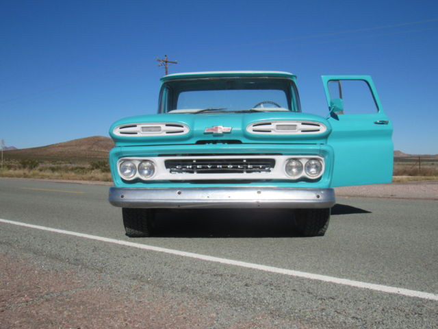 1961 Turquoise and White Chevrolet Other Pickups