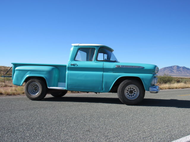 1961 Turquoise and White Chevrolet Other Pickups