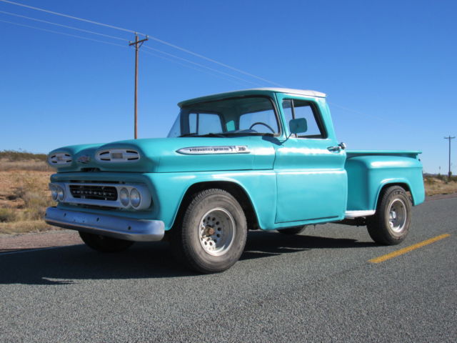 1961 Turquoise and White Chevrolet Other Pickups