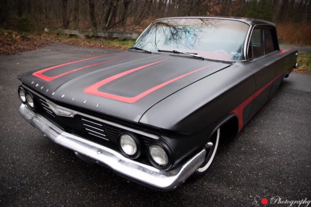 1961 COPPER/WHITE Chevrolet Bel Air/150/210 Sedan