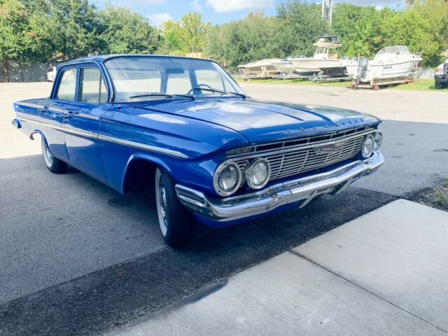 1961 Blue Chevrolet Bel Air/150/210 Sedan