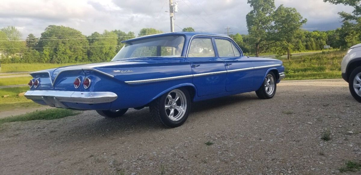 1961 Blue Chevrolet Bel Air Sedan