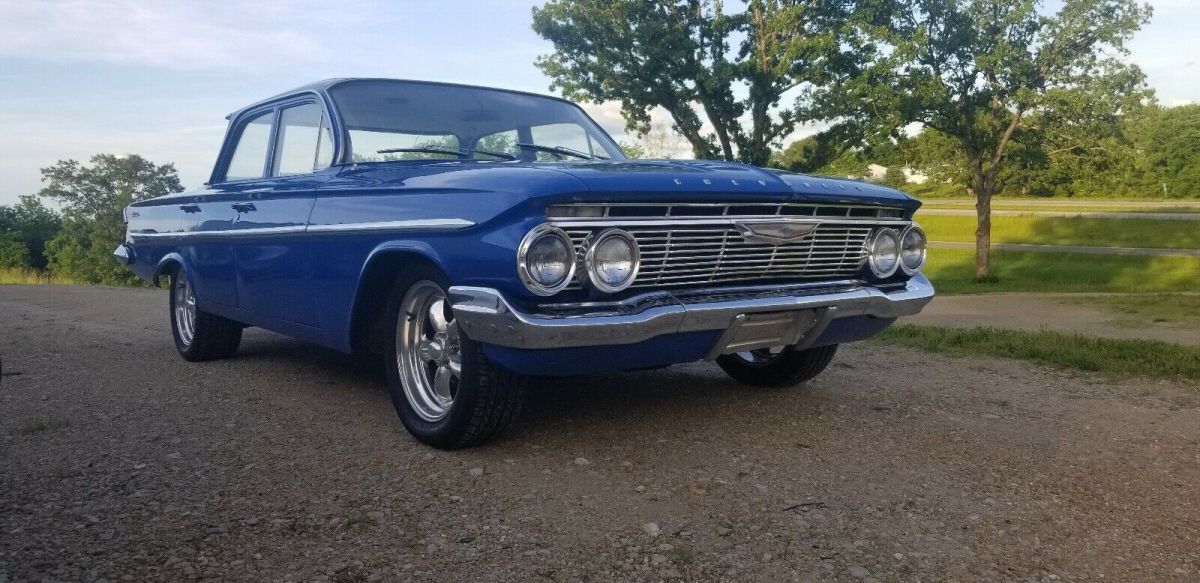1961 Blue Chevrolet Bel Air Sedan