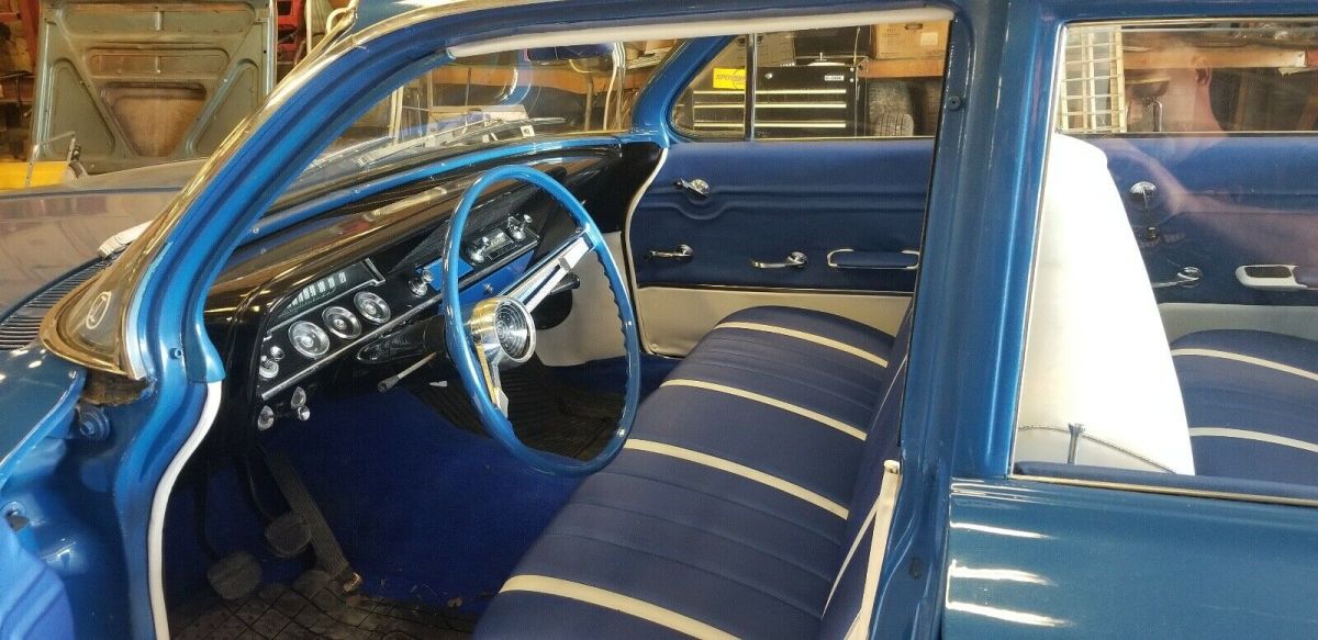 1961 Blue Chevrolet Bel Air Sedan