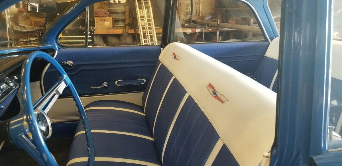 1961 Blue Chevrolet Bel Air Sedan