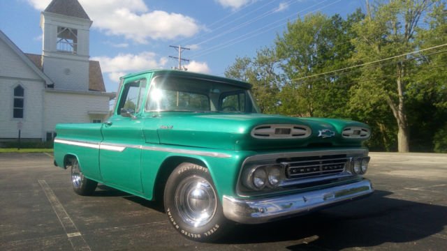 1961 Green Chevrolet C-10 Standard Cab Pickup