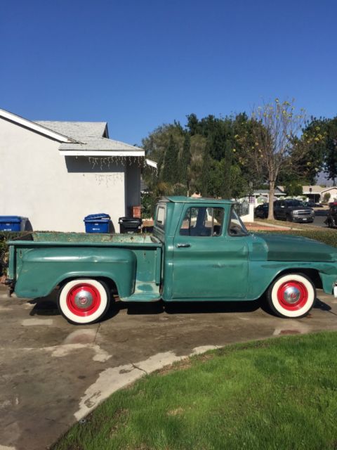1961 Green Chevrolet C-10