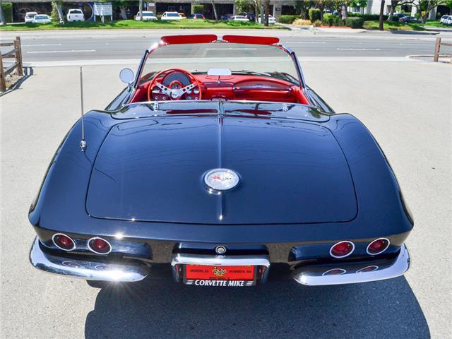 1961 Black Chevrolet Corvette Convertible