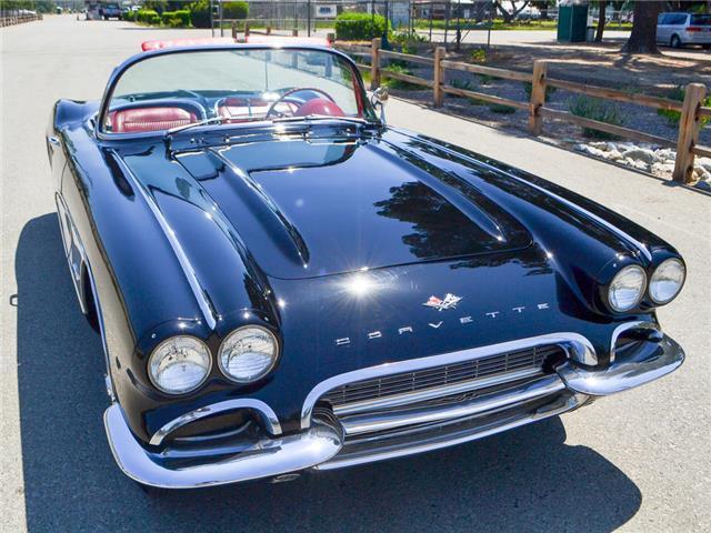 1961 Black Chevrolet Corvette Convertible