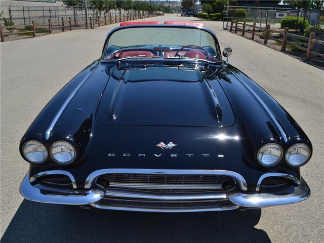 1961 Black Chevrolet Corvette Convertible