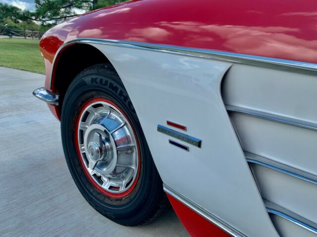 1961 Red Chevrolet Corvette Convertible