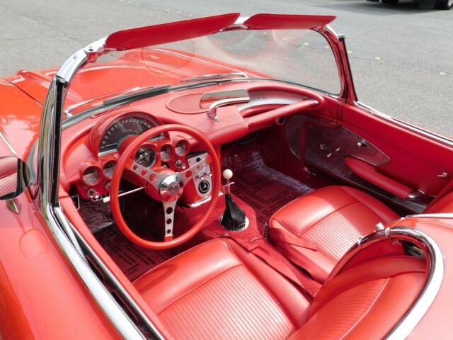 1961 Roman Red Chevrolet Corvette Convertible