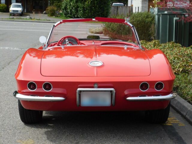 1961 Roman Red Chevrolet Corvette Convertible