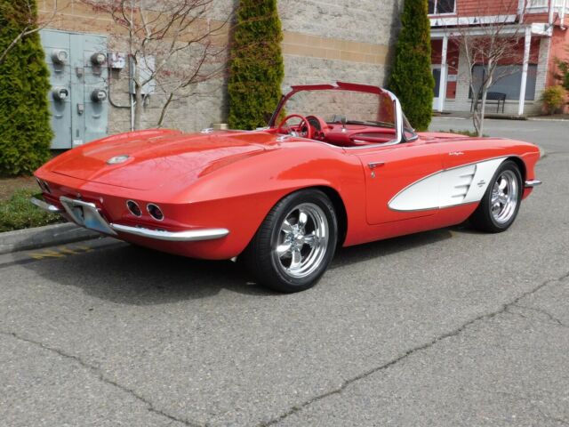 1961 Roman Red Chevrolet Corvette Convertible