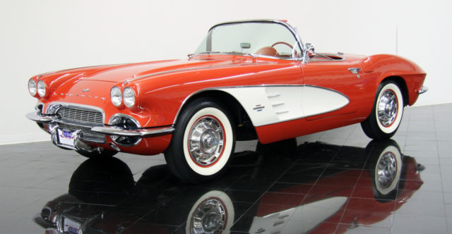 1961 Red Chevrolet Corvette Convertible