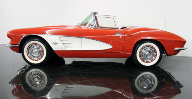 1961 Red Chevrolet Corvette Convertible