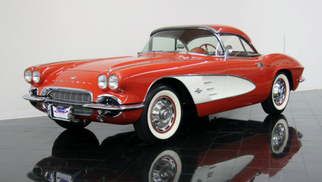 1961 Red Chevrolet Corvette Convertible