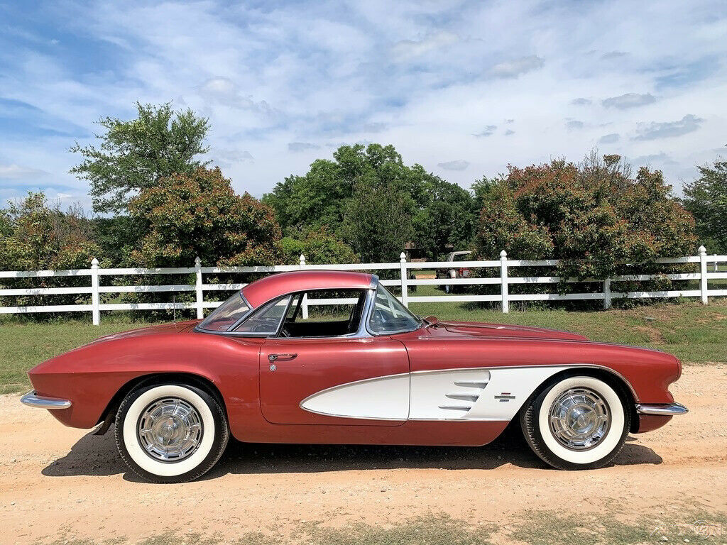 1961 Red Chevrolet Corvette Convertible