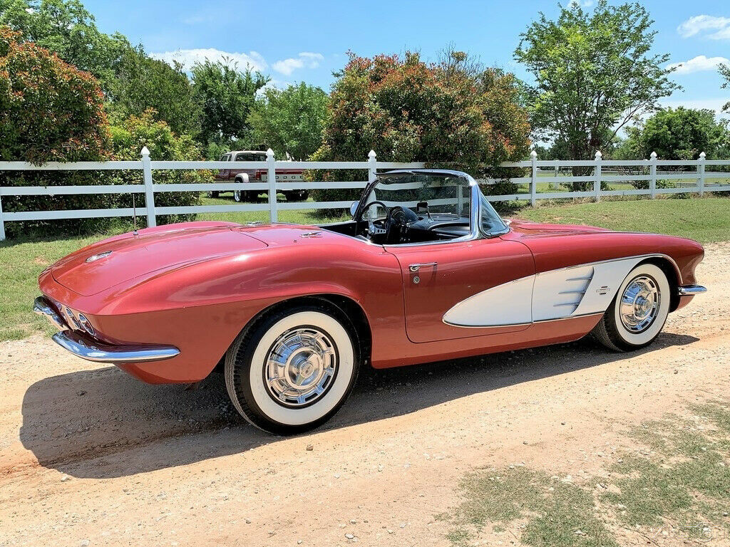 1961 Red Chevrolet Corvette Convertible