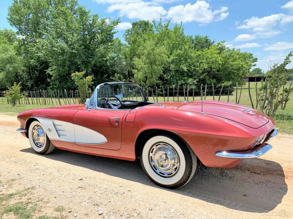 1961 Red Chevrolet Corvette Convertible