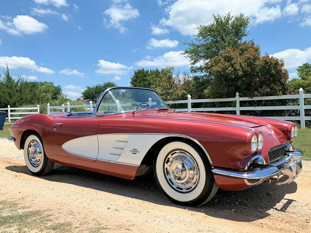 1961 Red Chevrolet Corvette Convertible