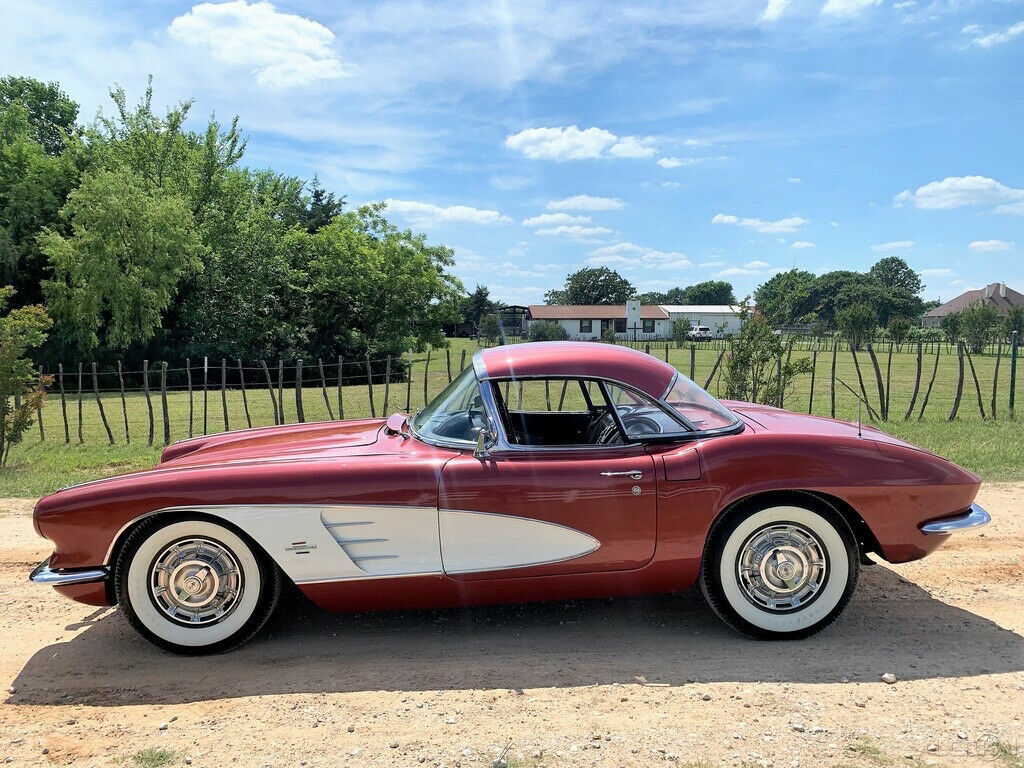 1961 Red Chevrolet Corvette Convertible