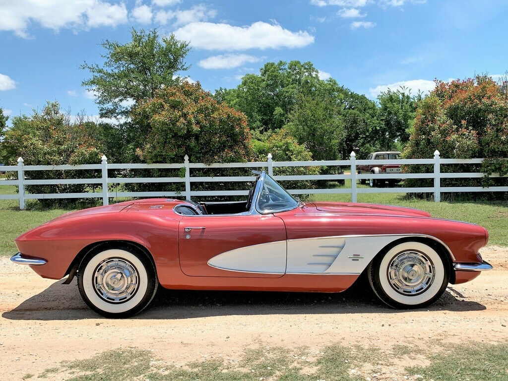 1961 Red Chevrolet Corvette Convertible