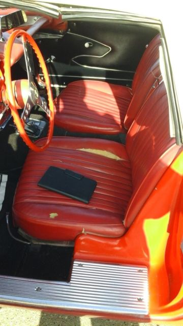 1961 Red & White two tone Chevrolet Corvette Convertible