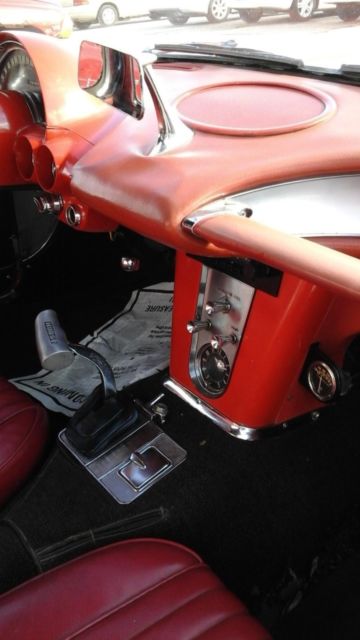 1961 Red & White two tone Chevrolet Corvette Convertible