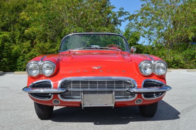 1961 Red Chevrolet Corvette Convertible