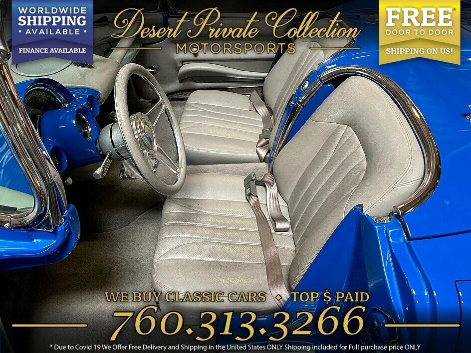 1961 White Chevrolet Corvette Convertible