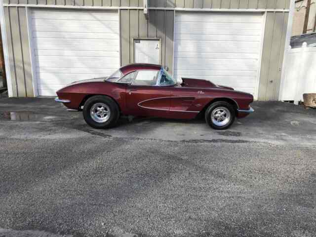 1961 Red Chevrolet Corvette Sports car